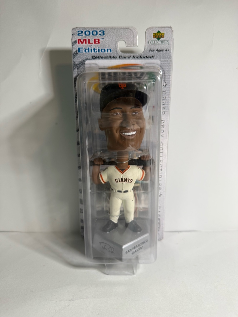 Barry Bonds Bobblehead Upper Deck Play Makers SF Giants MLB 2003 W/ Card